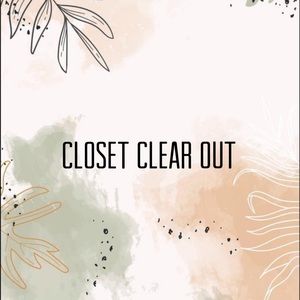 ⚡️⚡️CLOSET CLEAR OUT⚡️⚡️
